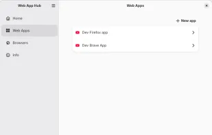 Web App Hub screenshot 1