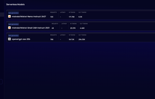 Deep Infra screenshot 1