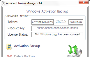 Advanced Tokens Manager screenshot 1