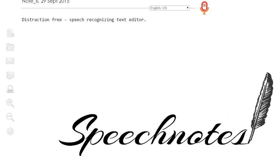 Speechnotes dictation notepad free online speech recognition text