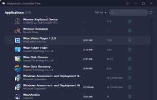 Magoshare Uninstaller screenshot 1