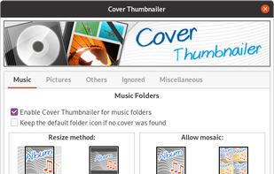 Cover Thumbnailer screenshot 1