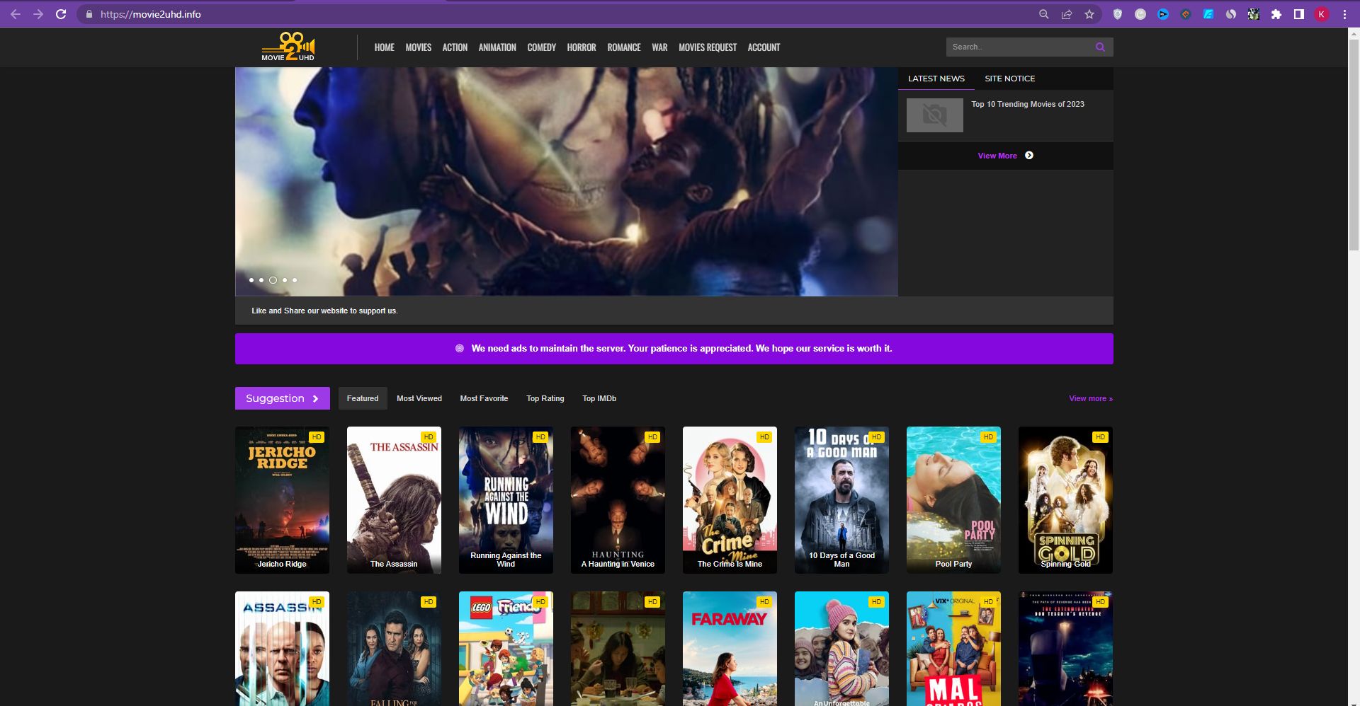 movie2uhd: -Watch HD Movies Online Free|123 movies | AlternativeTo