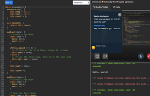 EXLskills Live Coding Interviews screenshot 1