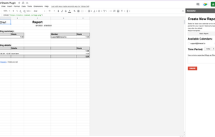 Use the google sheets plugin to create customized reportings