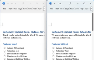 Kutools for Word screenshot 3
