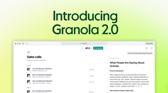 Granola launches new collaborative shared folders, AI citations and advanced model support image