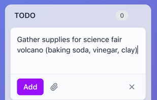 Create your first tasks