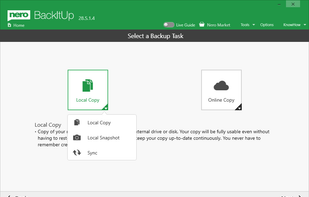 Nero BackItUp screenshot 1