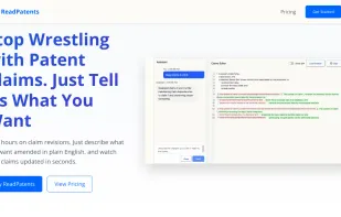 Readpatents screenshot 1