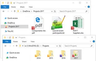Tag files on shared drives.