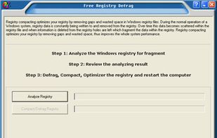 Free Registry Defrag/Compact screenshot 1