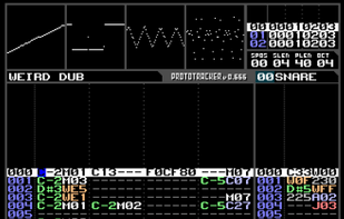 Prototracker screenshot 1