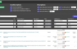 NeuroPrice working on the Manage Inventory page