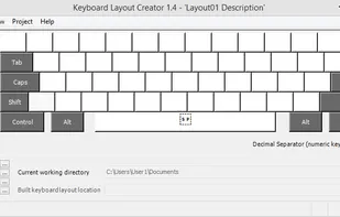 Microsoft Keyboard Layout Creator screenshot 1