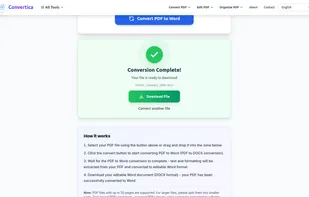 result of conversion