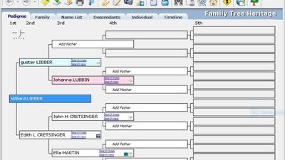 Family Tree Heritage screenshot 1