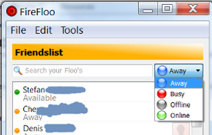 FireFloo Communicator screenshot 1