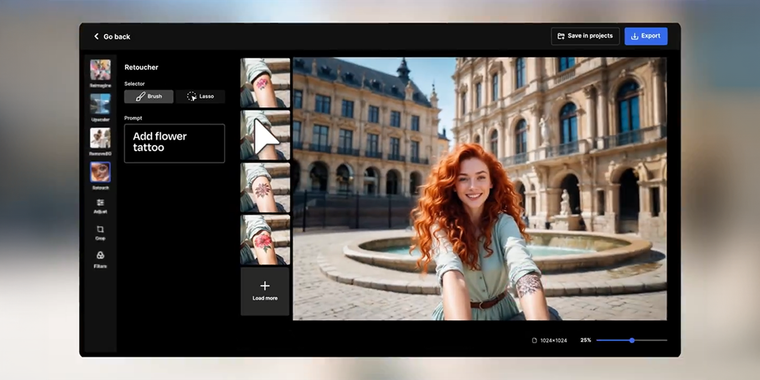 Freepik free Retouch tool for real-time image editing is now available worldwide image