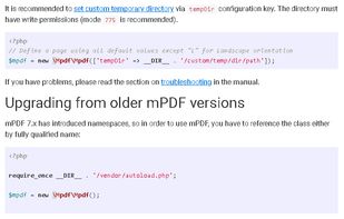 mPDF screenshot 3