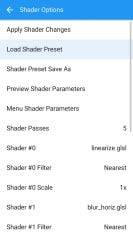 Mobile shader options