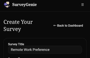 SurveyGenie screenshot 1