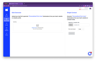 Nureply screenshot 2