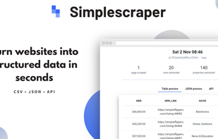Simplescraper screenshot 1