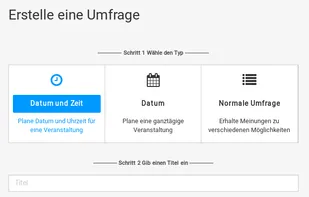 Bitpoll screenshot 1