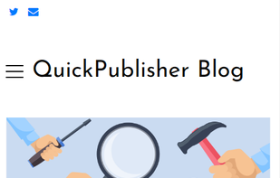 QuickPublisher screenshot 2