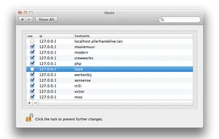 Hosts.prefpane screenshot 1
