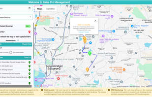 The Employee GPS Tracking system provides real-time location tracking of employees from punch-in to punch-out using GPS monitoring. It records visits, routes, and activities to ensure accurate logging and efficient travel management. The system requires employees to be logged into the CRM app with location and an active internet connection and need device change approval permissions.