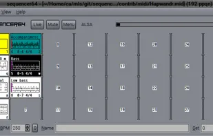 Sequencer64 screenshot 2