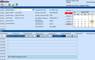 UNIK Practice Management Software screenshot 2