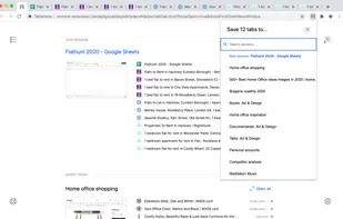 Save all tabs in the current session or just some of them