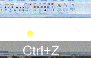 Keystroke visualization