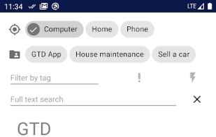 GTD Simple screenshot 3