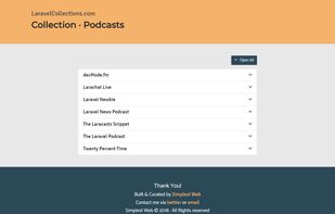 LaravelCollections.com screenshot 1