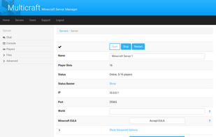 Multicraft screenshot 1