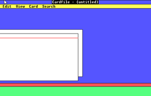Cardfile screenshot 1