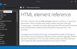 Velocity screenshot 1