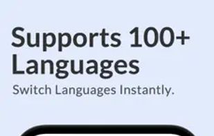 Support 10+ Languages