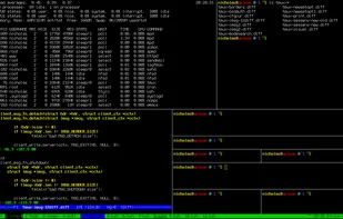 tmux screenshot 1