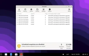 Crystal Linux screenshot 1