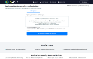 SAST Online screenshot 1