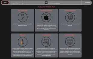 WinRa1n screenshot 1