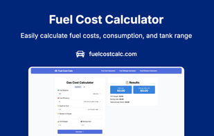 Fuel Cost Calculator screenshot 1