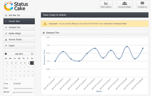 StatusCake screenshot 1