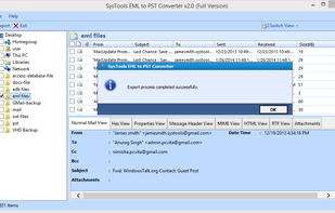 SysTools EML to PST Converter screenshot 3