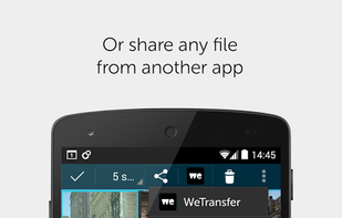 WeTransfer screenshot 3